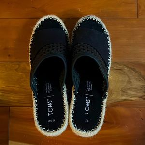 Women’s Toms 3-Inch Wedge Open Toe Shoe